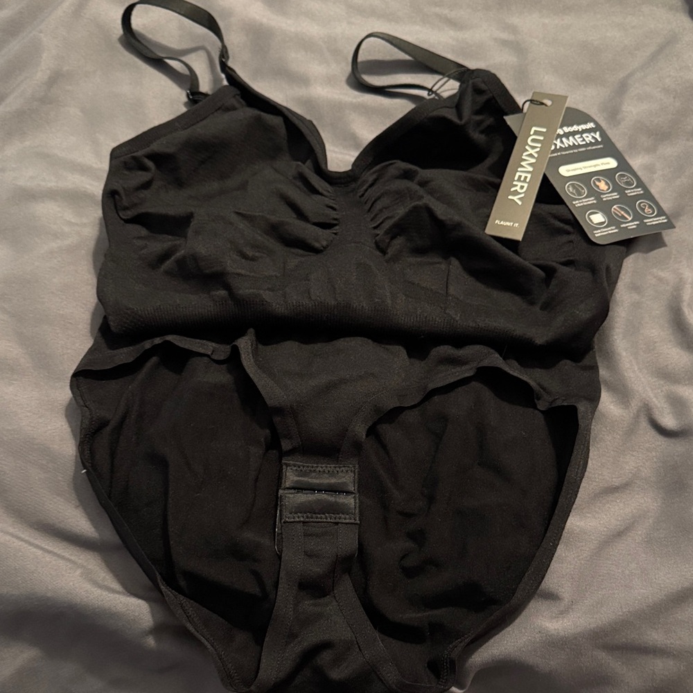 Luxmery Black Shapewear Bodysuit